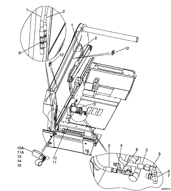 87586300 - шланг гидравлический